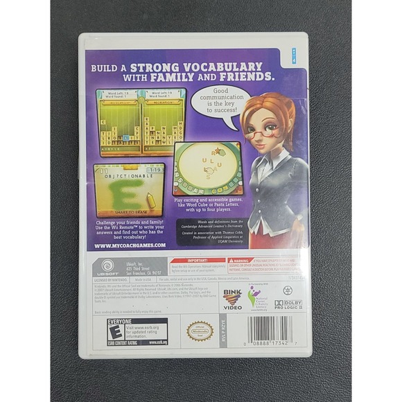 My Word Coach – Nintendo Wii – Complete in Box - Picture 2 of 3